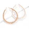 Unique Hair Accessories Women Seaside Party Graceful Beautiful White Imitation Pearl Korean Headband For Valentines Gift