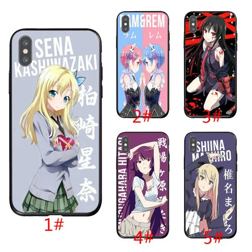 

Anime RE ZERO Ram Rem Case Cover for iphone 11 new phone case 2019