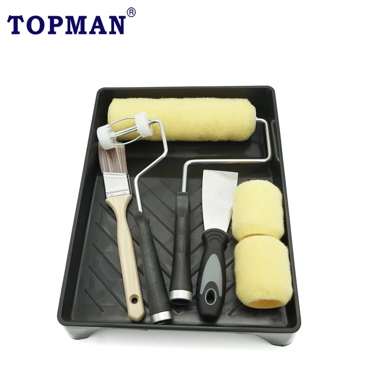 8pc 9" Paint Roller Brush Set For All Painting Use Purpose Buy Paint