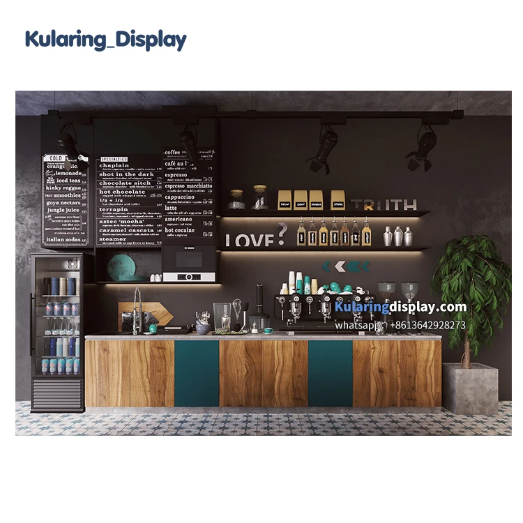 Shopping mall bar coffee shop furniture manufacturer for coffee shop kiosk designs for restaurant counter