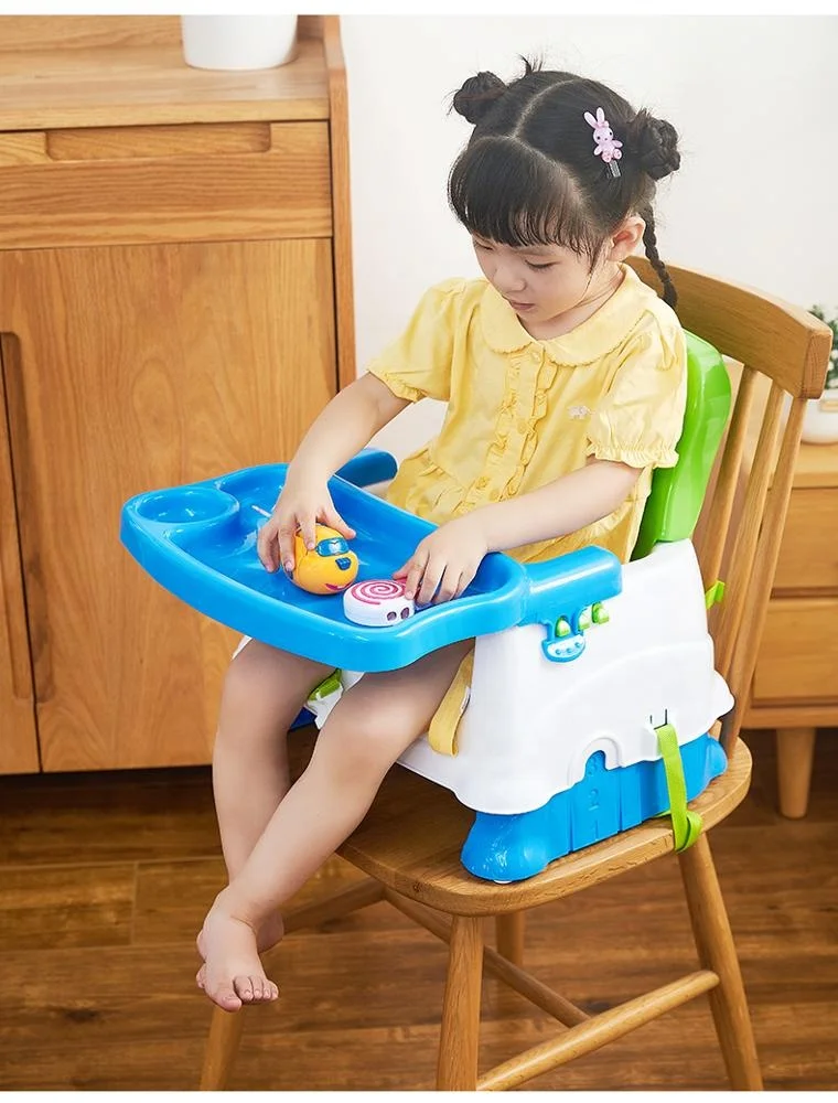 
Folding 3 Position Adjustable Portable Plastic Baby Dining Chair And Multifunction Booster Seat 