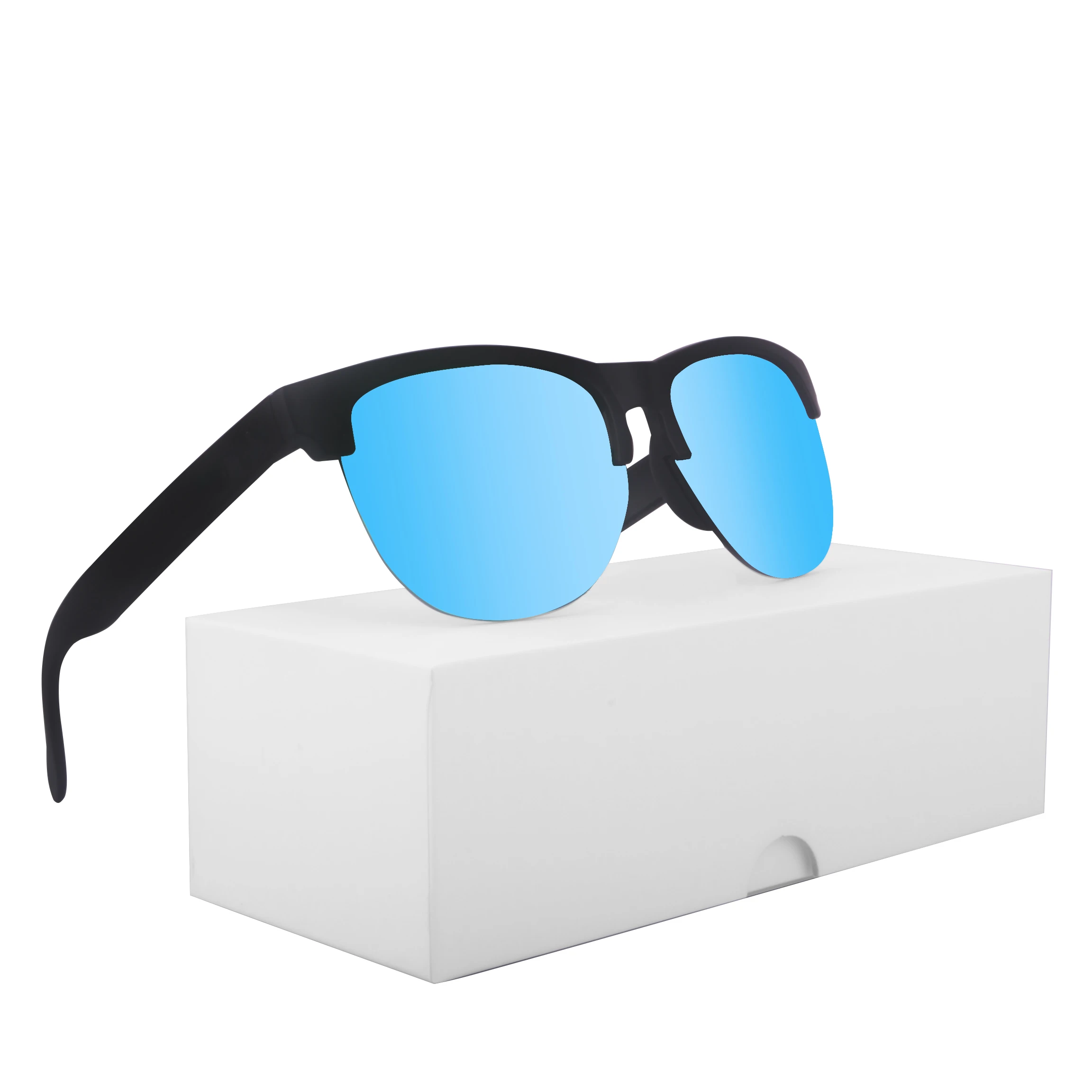 

2020 Factory Direct Low Moq Wholesale Premium Classic Pc Private Label Half Rim Sunglasses, More than 12 colors