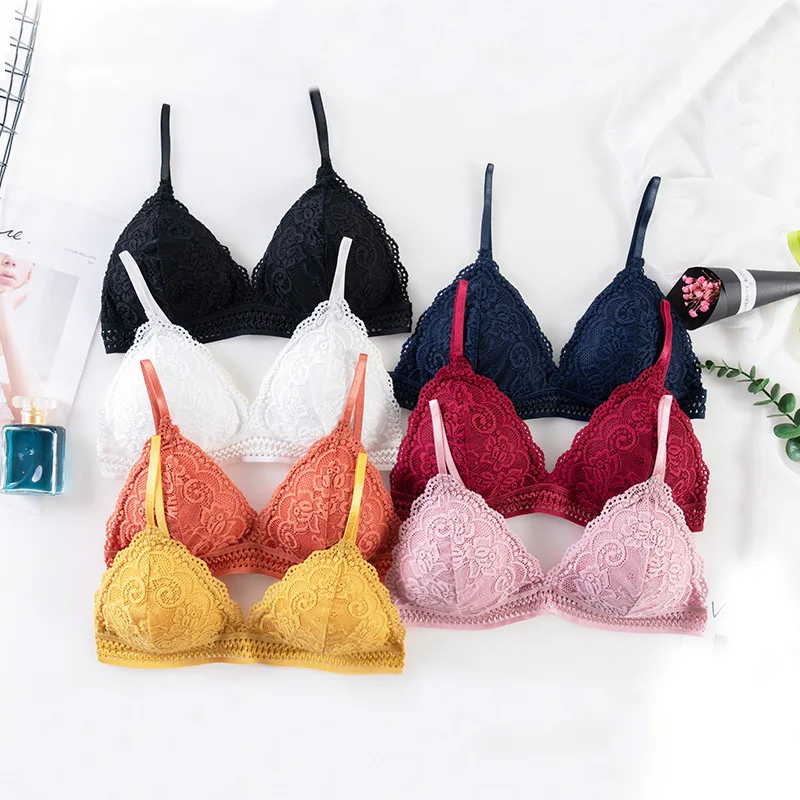 

underwear sexy lingerie seamless lace bra without underwire women Push-up bra