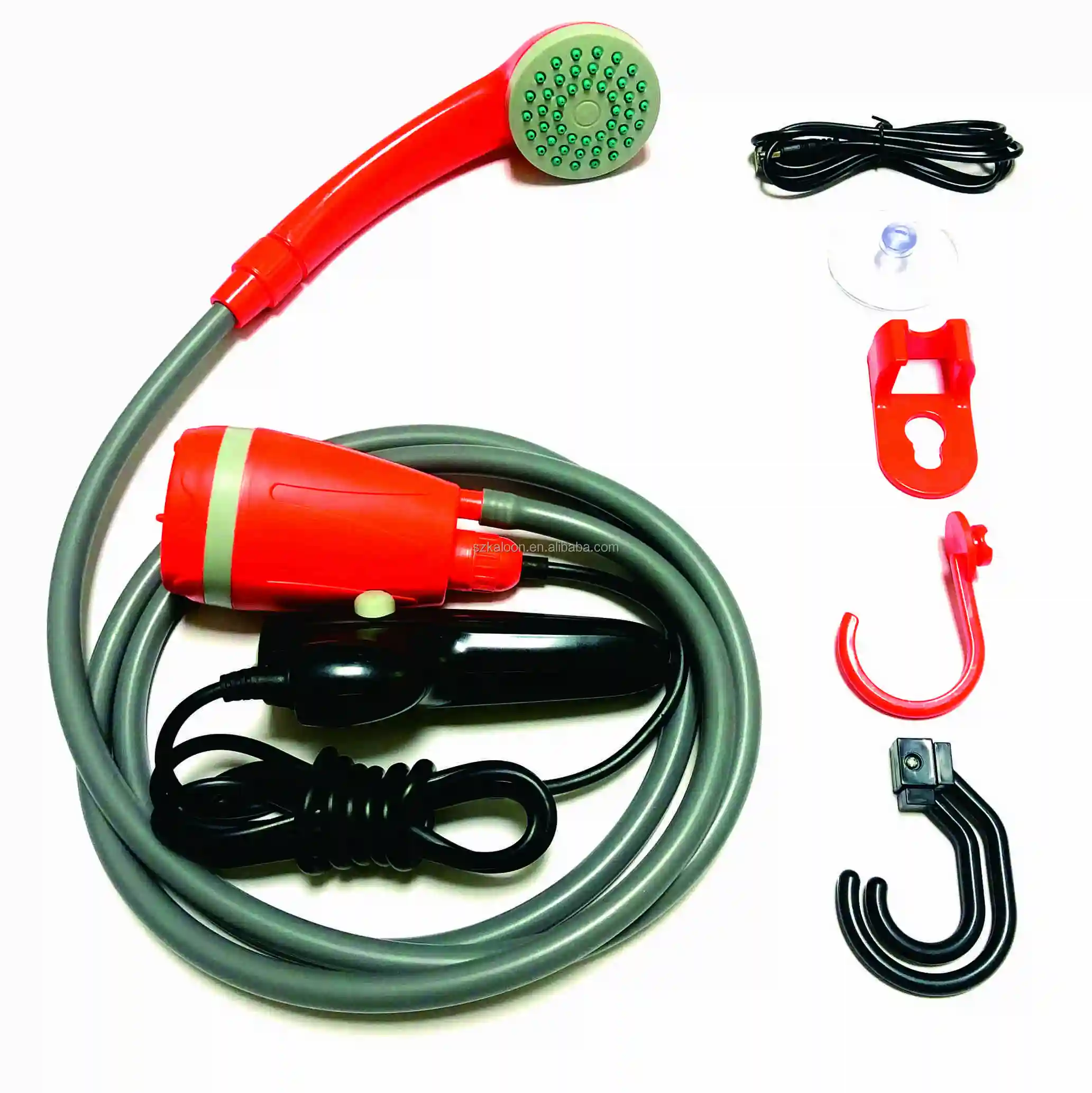 

2021 new automobile outdoor rechargeable USB portable shower camping shower