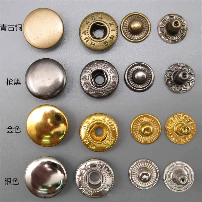 633# Metal Button Snaps Wiht 12.5mm 15mm Face