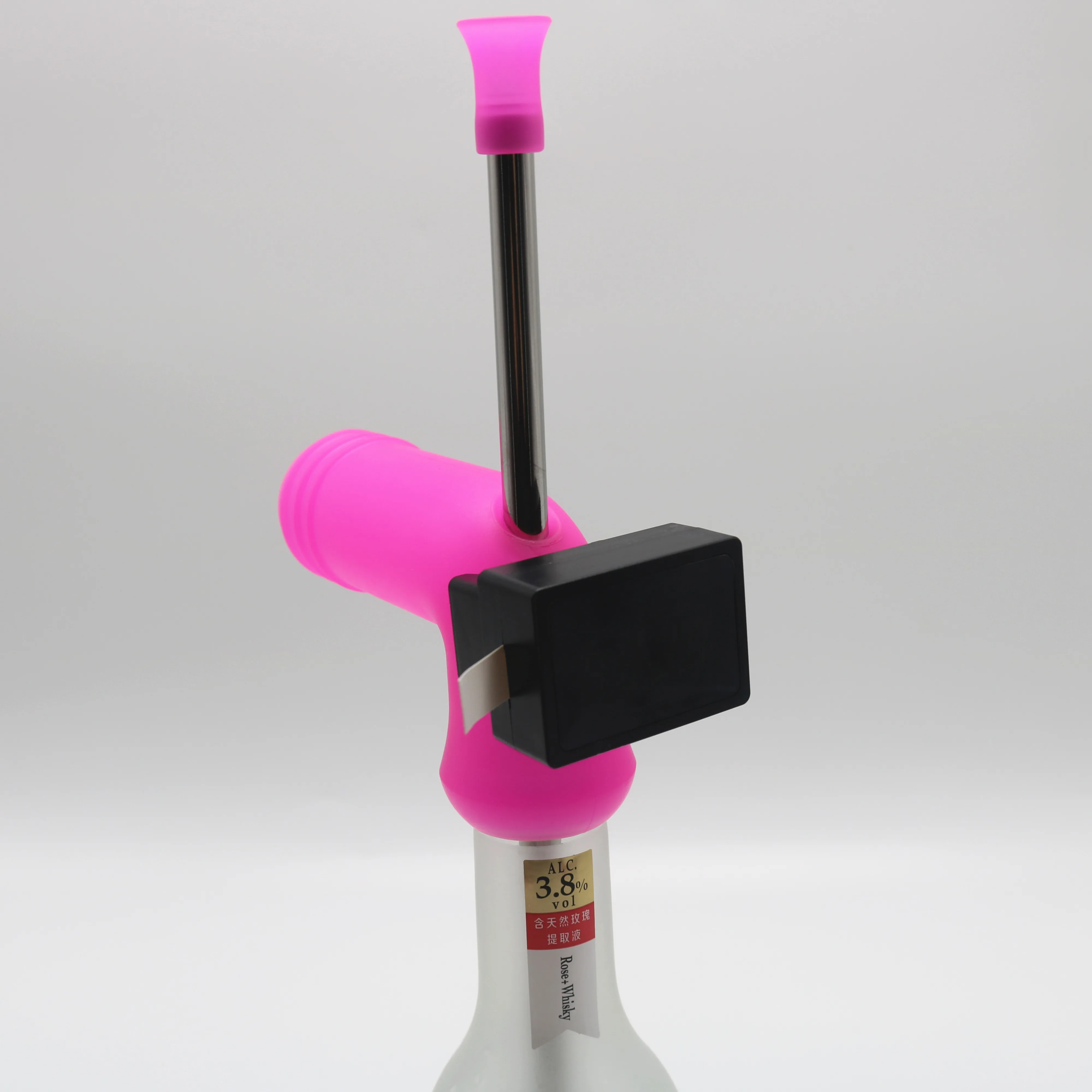

Fast dispatch Stock LED beer Timer Snorkel counting drinking time on party, Blue, green ,pink or custom