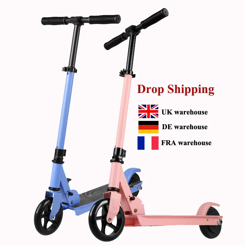 

Cheap 5 inch 2 wheel GER Europe warehouse folding kids e kick scooters children electric scooter kids, Pink, blue