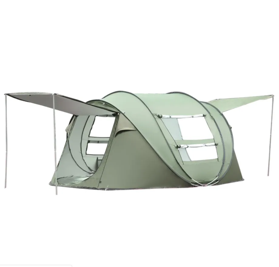 

Outdoor Pop Up Camping Tent Waterproof Windproof Tent Hiking/Fishing 3-4 Person Automatic Quick Set Up Tent