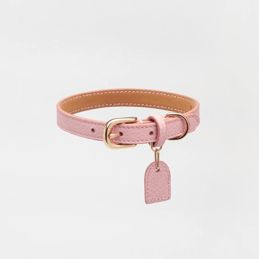 

OEM Custom Adjustable PU Leather Name Tag Personalize Padded Comfort Pets Dog Leads Leather Dog Collar
