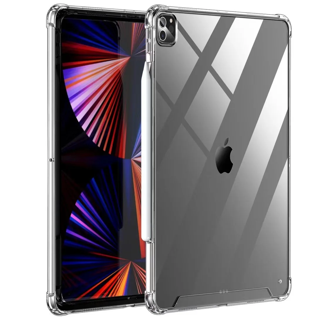 

Clear Transparent Protective Back Cover Soft TPU Case for ipad Pro 2020 for ipad 12.9