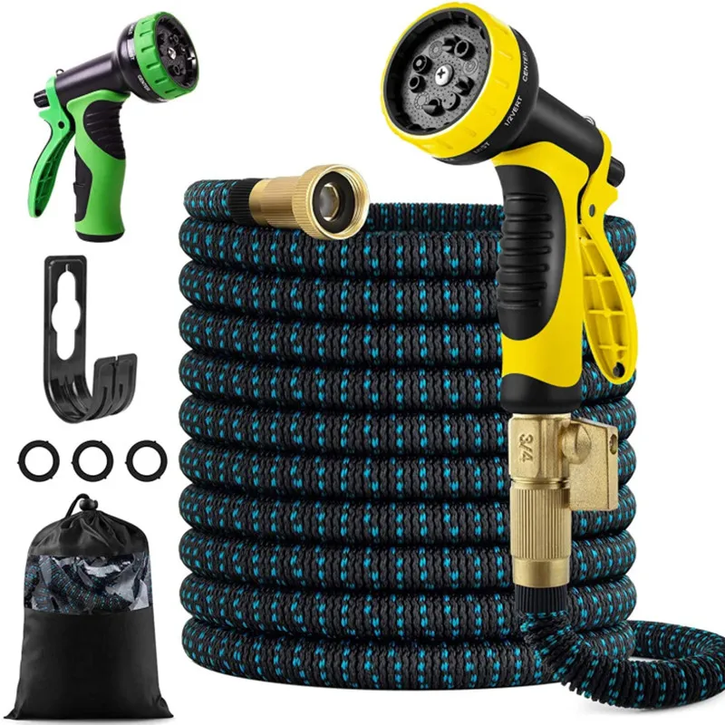

Amazon Hot Sale 3/4'' Solid Brass new style lightweight expandable magic hose pipe, Customized color accetable