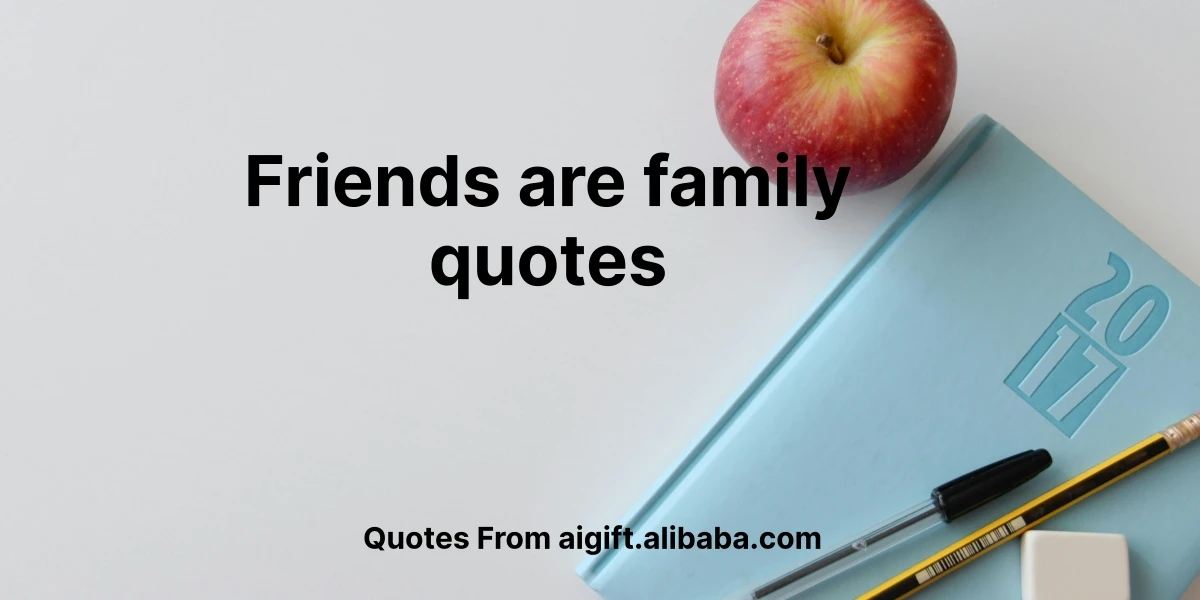 friends are family quotes