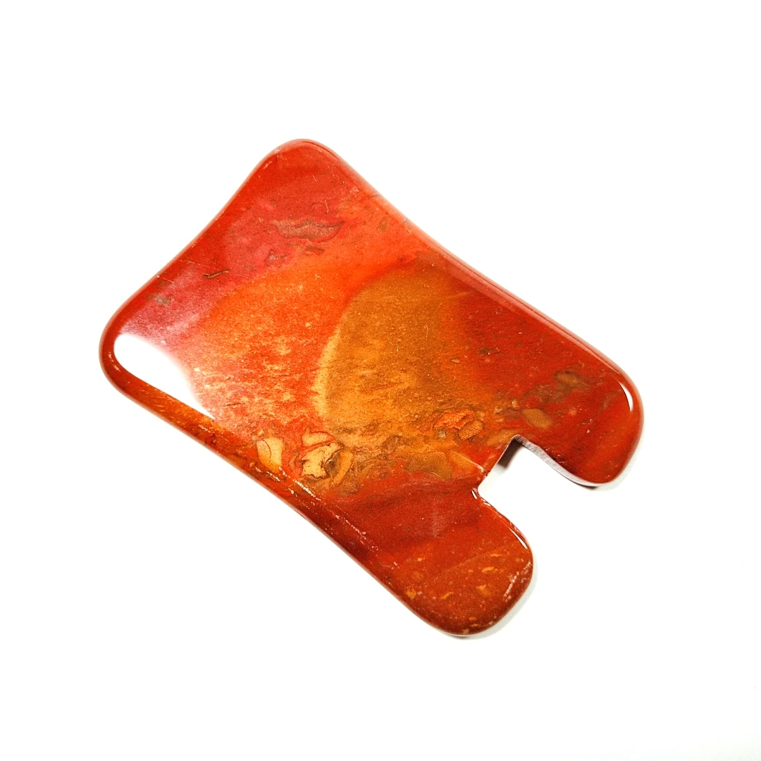 

Beauty Gua Sha Massage Tool - Great Mookaite jasper Scraping Tool Used in Physical Therapy.Perfect Facial Massager for Fine Line