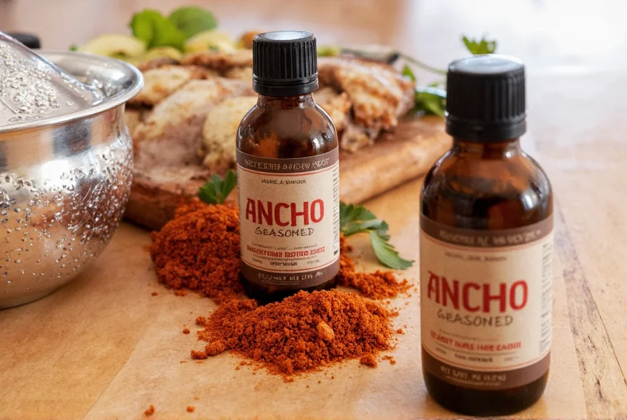 A vibrant plate of tacos garnished with ancho seasoned and cilantro