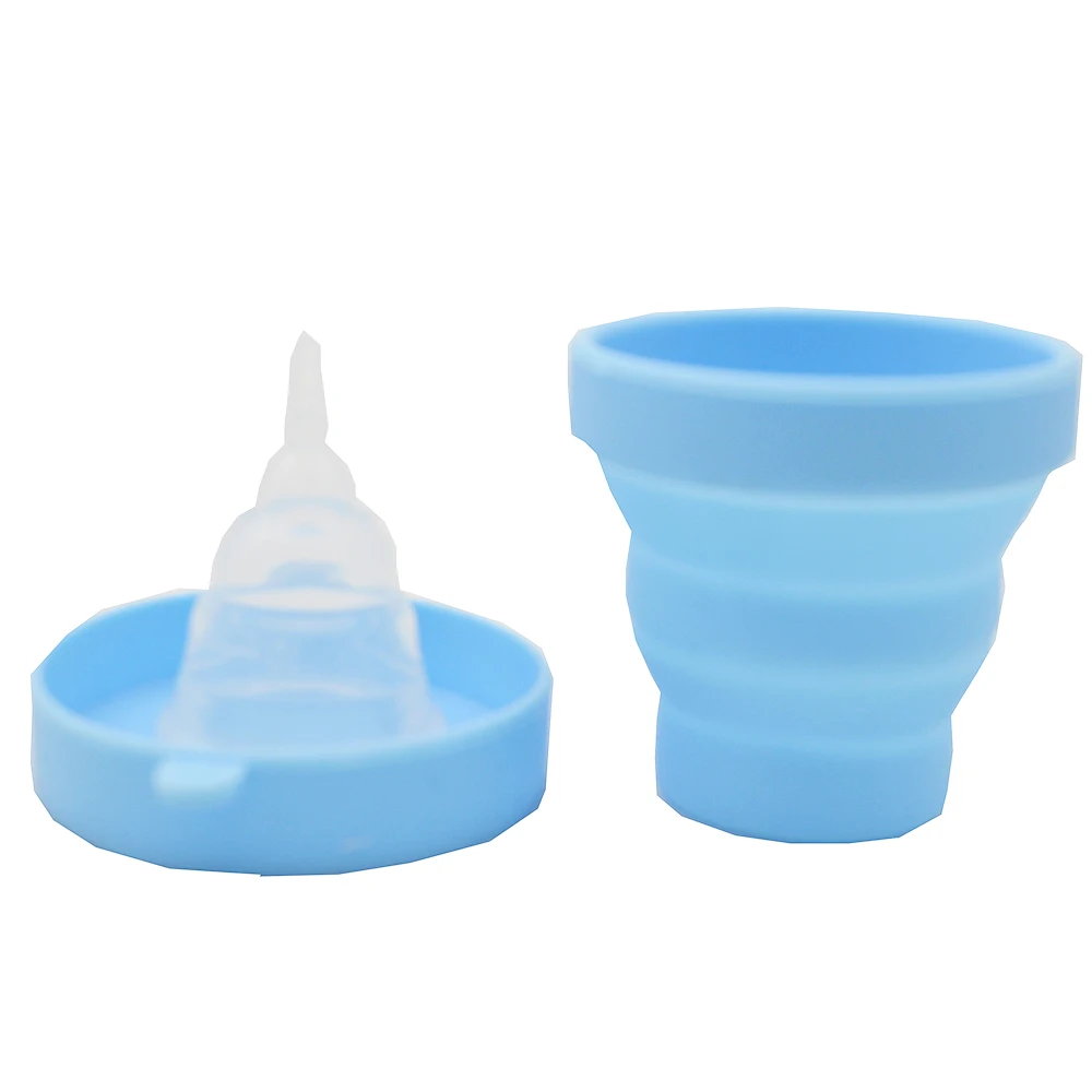 

Wholesale Reusable Menstrual Cup Set Period Cup Menstrual For Female, Blue, yellow