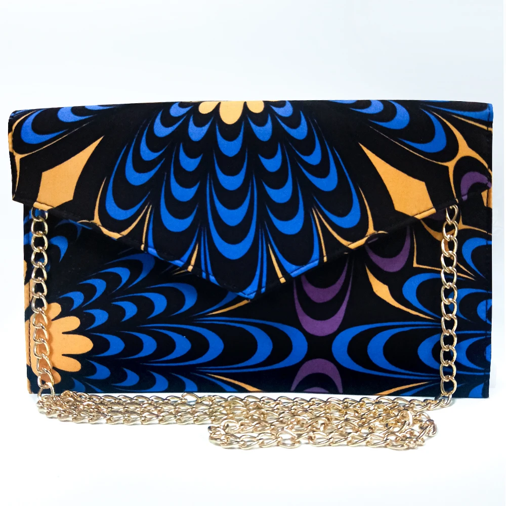 

Various Women Handbags Fashionable African Wax Printing Envelope Bags Party Evening Bags, As picture