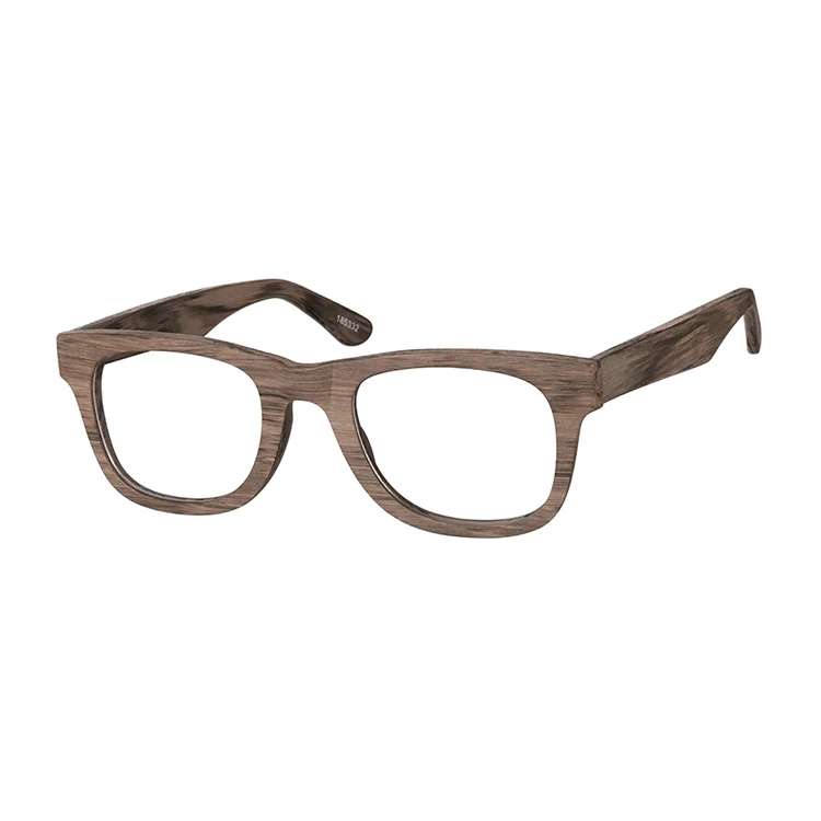 

2021 classical new square wood frame acetate glasses wooden eyeglasses, 2colors