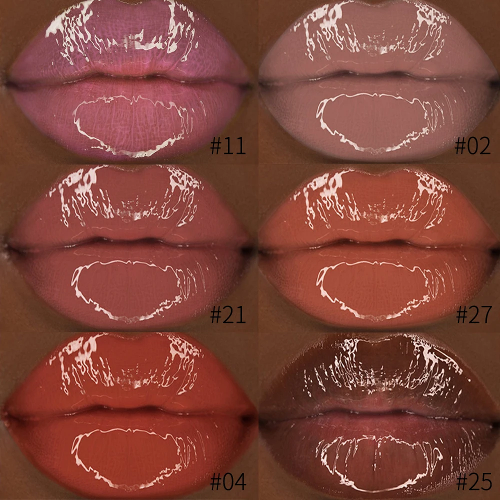 

Custom logo nude clear pink lipgloss base vendor private label vegan lip gloss