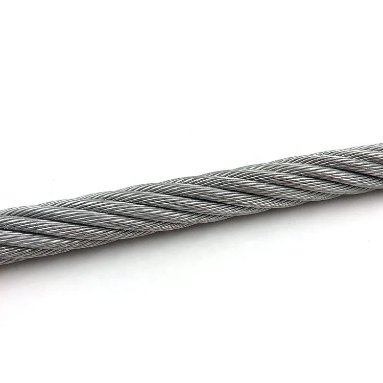 8xK26SW+IWRC galvanized high carbon steel wire rope 14.8mm