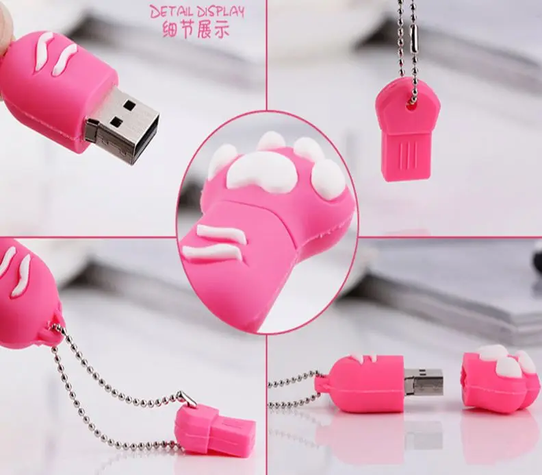 

New Design Logo Custom Capacity PVC USB Flash Drive