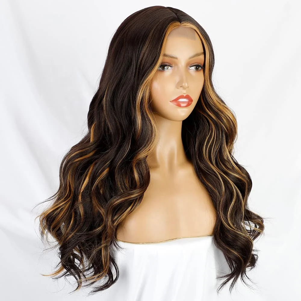 

Honey Blonde Lace Front Wigs Body Wave 1b Wigs Highlight 40inch Wig Human Hair Lace Front With Preplucked Hairline