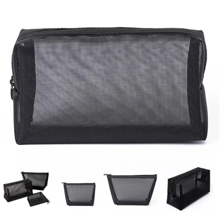 

Women Transparent Cosmetic Bag Travel Function Makeup Case Zipper Make Up Organizer