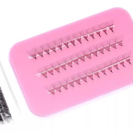 

Wholesale Large Tray 240 fans 5D 6D 7D 10D lashes 0.05 0.07 premade fanned eyelash extension, Black