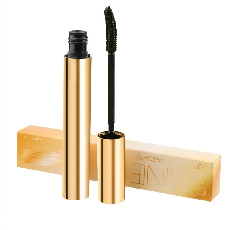 

Private Label Gold-plated Eyelash Black Mascara Plump Thick and Long Waterproof Mascara