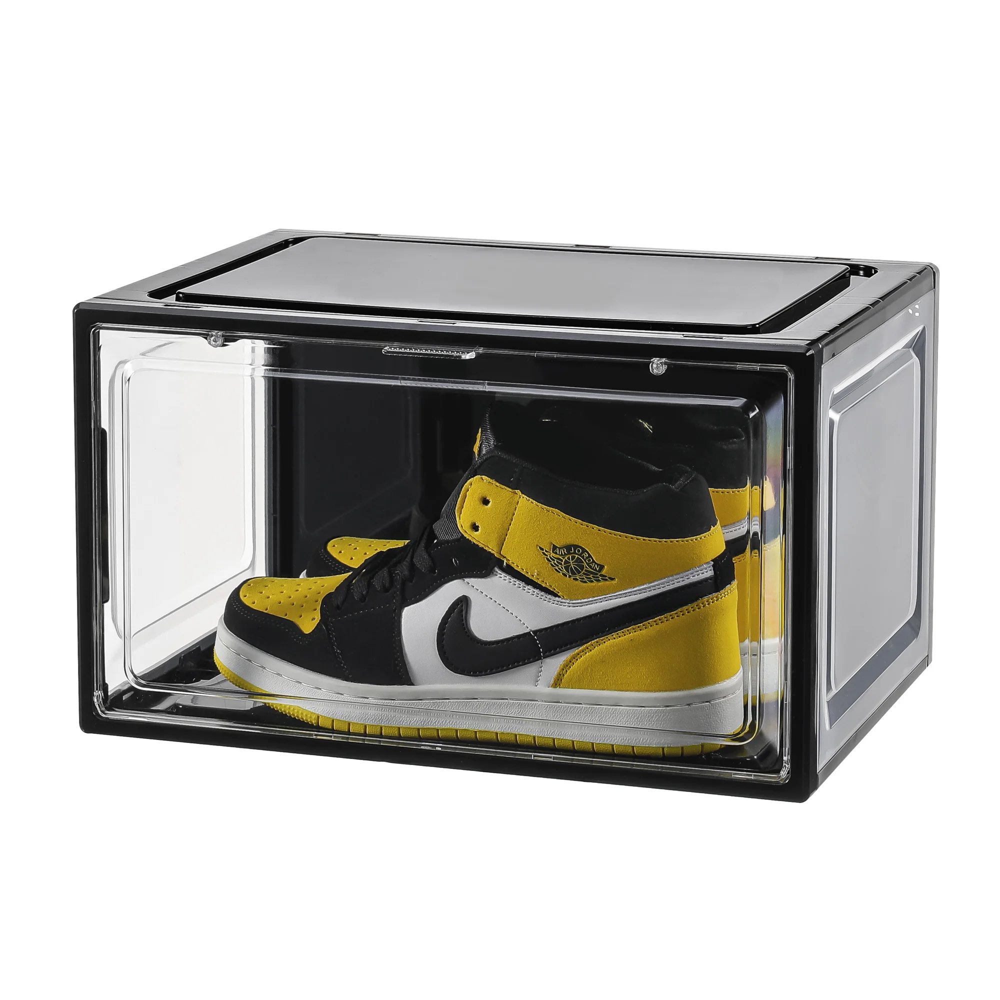 

hot sale shoe box storage high-heeled shoes display box acrylic transparent stackable sneaker display boxes