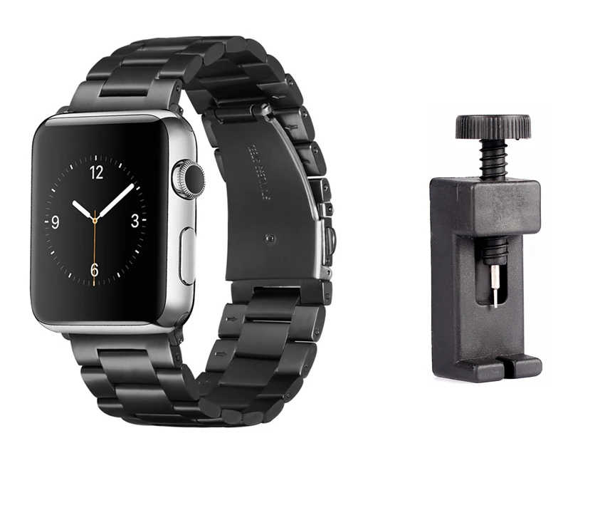 

Stainless Steel Strap for Apple Watch Replacement Band with FREE Watch Repair Tool Splitter, 5 colors