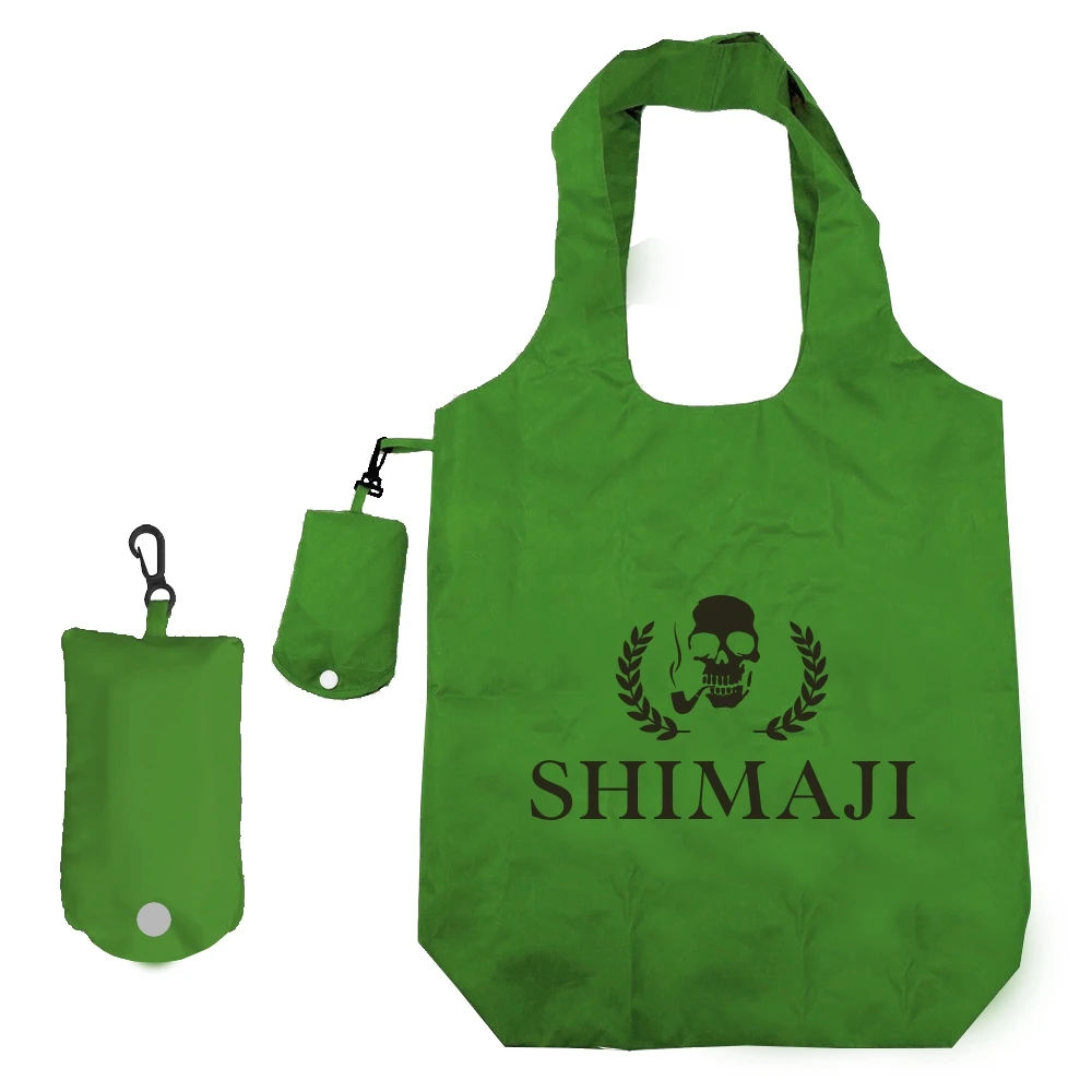 

Fashional custom eco-friendly polyester foldable zipper tote bag, White ,balck,customized color