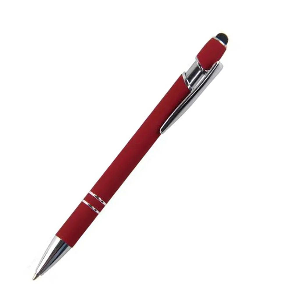 
Metal Pen in stock Promotional Click ball pen Soft Touch Screen Stylus Ballpoint Pen 