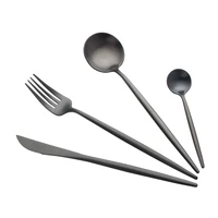 

Competitive 4pcs Black Cutipol Flatware Set 18/10 Stainless Steel Cutipol Cutlery