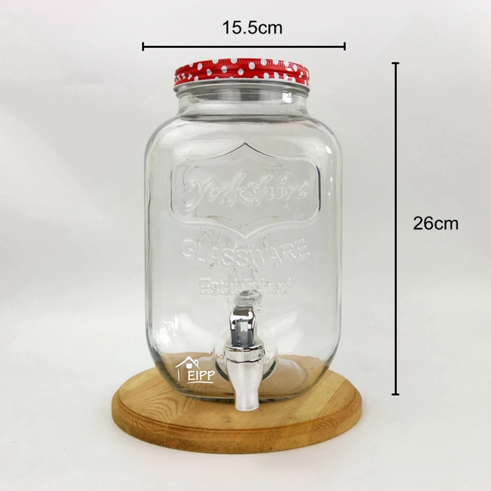 Wholesale Hot Selling Classic Home Party 1gallon Glass Beverage Drink