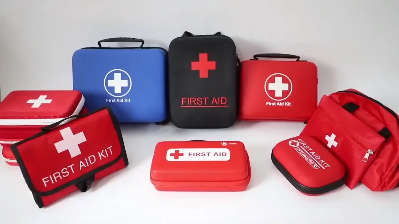 Iso Blue First Aid Kit Hard Red Case 326,Custom Medical Emergency