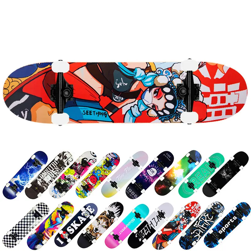 

2021 New Style 80x20cm Wholesale Double Rocker Skateboard In Stock