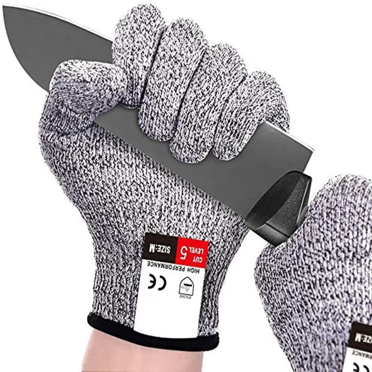 
Protective HPPE Safety Working Hand Gray Kids Anti level 5 Cut Resistant Gloves  (62266392369)