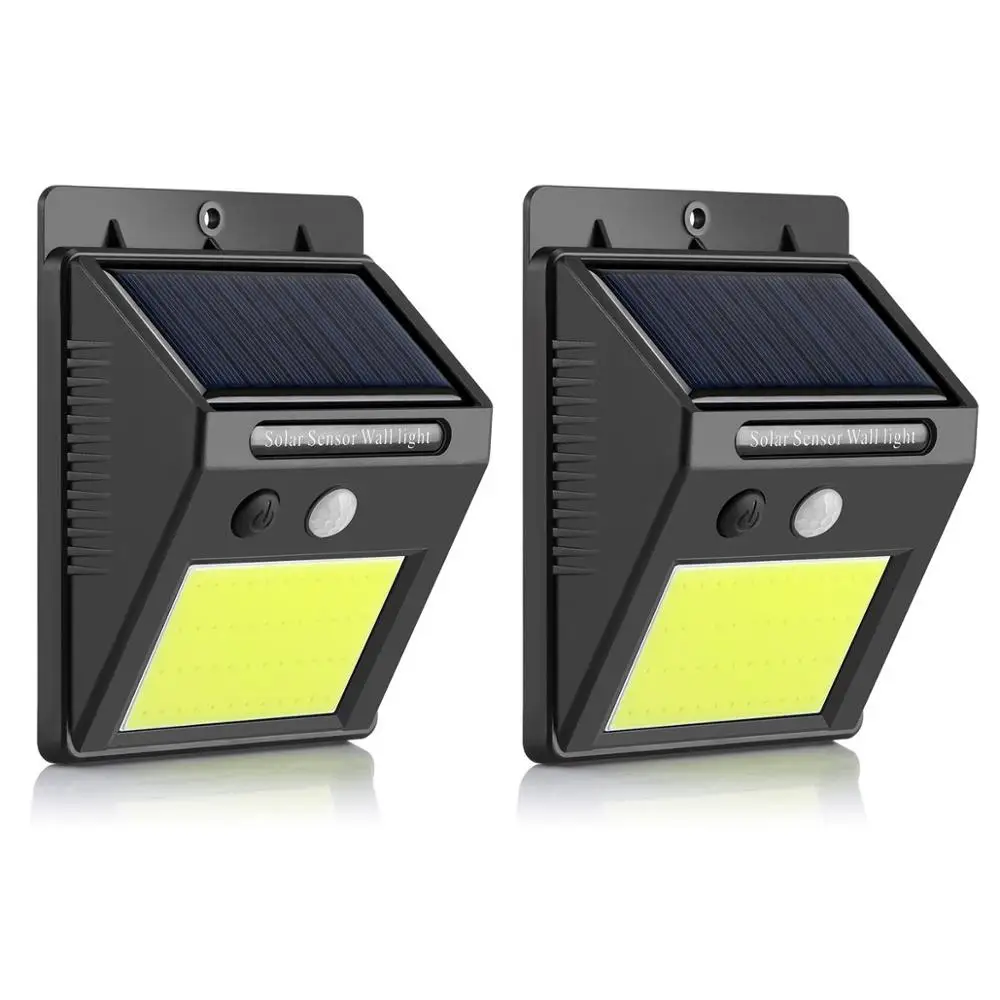 Solar Motion Sensor Light Outdoor 20 COB LED Outside Wall Lamp