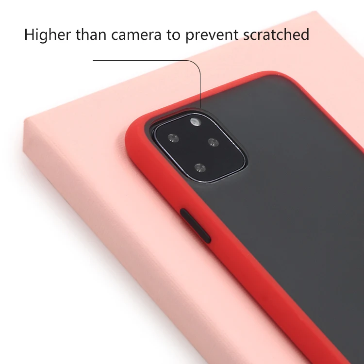 Frosted pc tpu 2 in 1 clear cell phone case for HUAWEI HONOR 9A MATE 20 LITE PRO 30 40 PRO MATE30/NOVA5IPRO