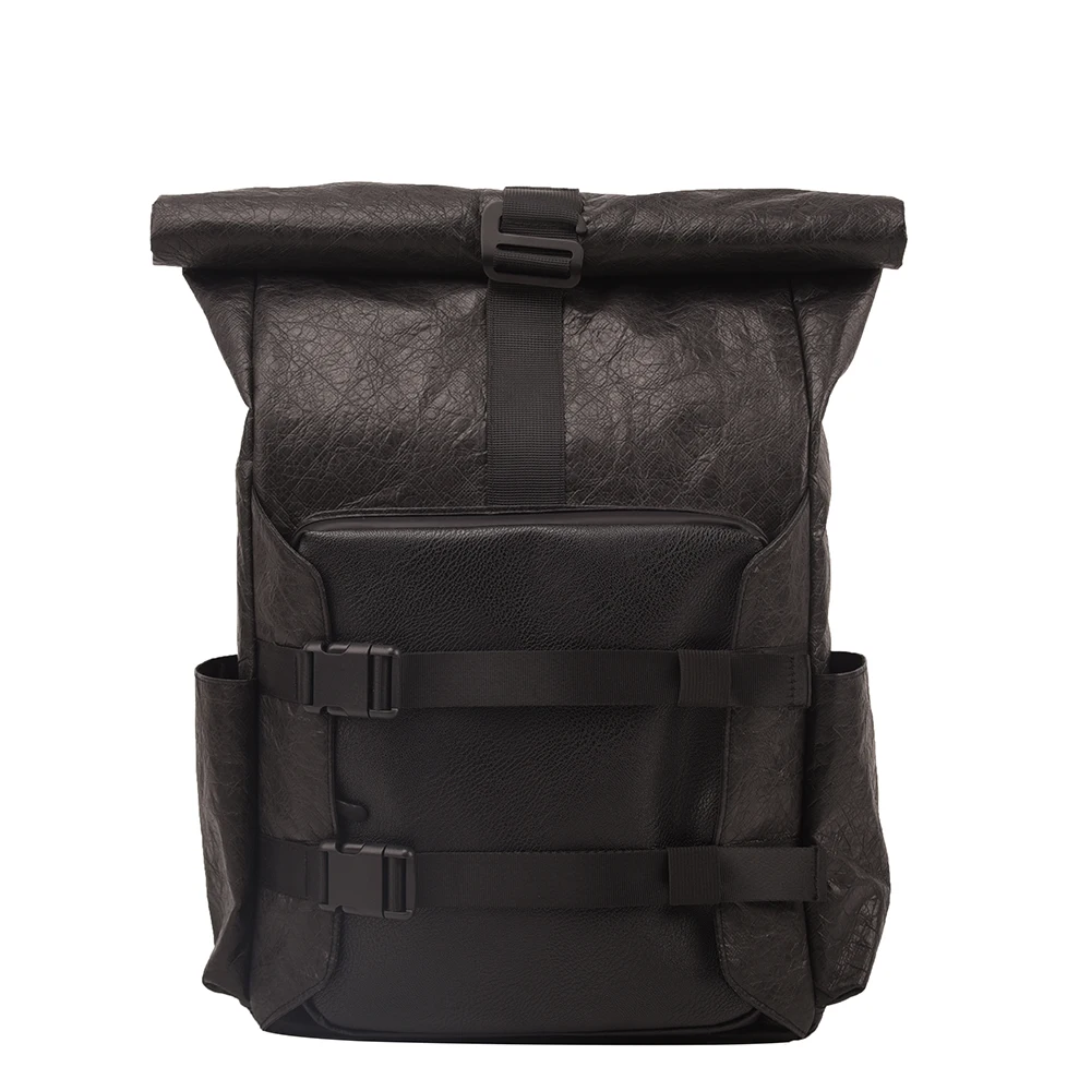 

Promotional Price Hot Sale Professional Lower Price Expandable Roll Top Tyvek Waterproof Trendy Backpack With Laptop Pocket, Black, white, gray