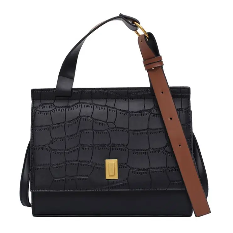 

B10091 New Style Casual Fashion Retro Solid Color Best Cross Body Handbags, Black,coffee,yellow brown,dark brown