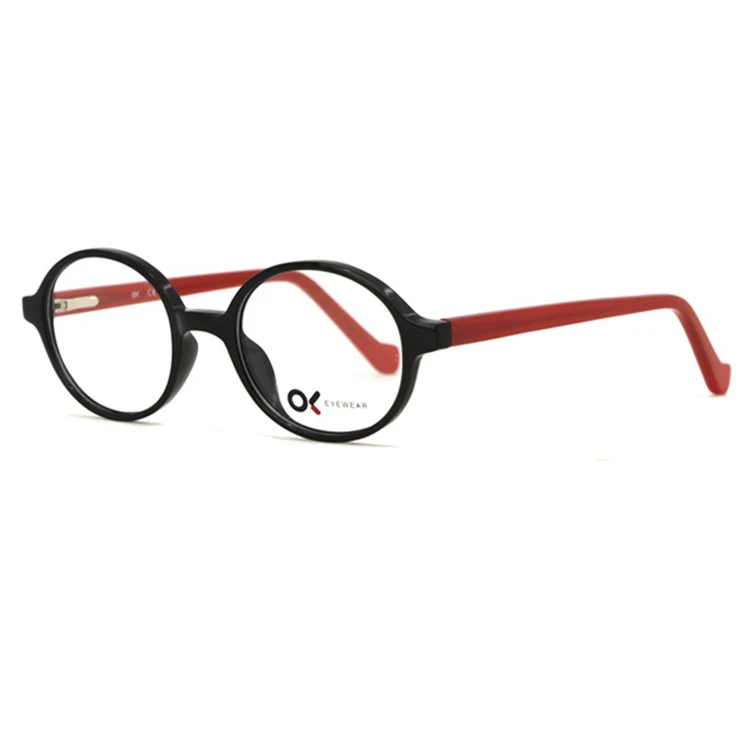 

93304 Fashion Round Acetate Kids Optical Frames, 4 colors