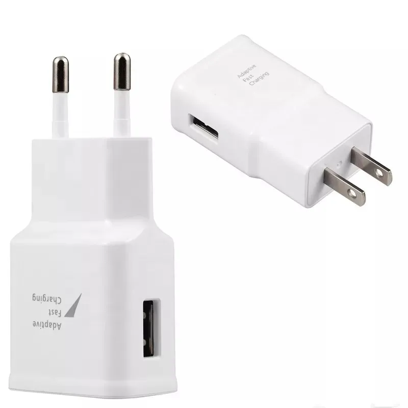 

For Samsung EU/UK/US fast charger real original S6 S7 note4/5 adapter fast charger Home travel wall usb charger adapter 5V/2A