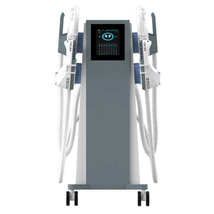 

shaping device ems slimming machine high intensity electromagnetic muscle traine, White