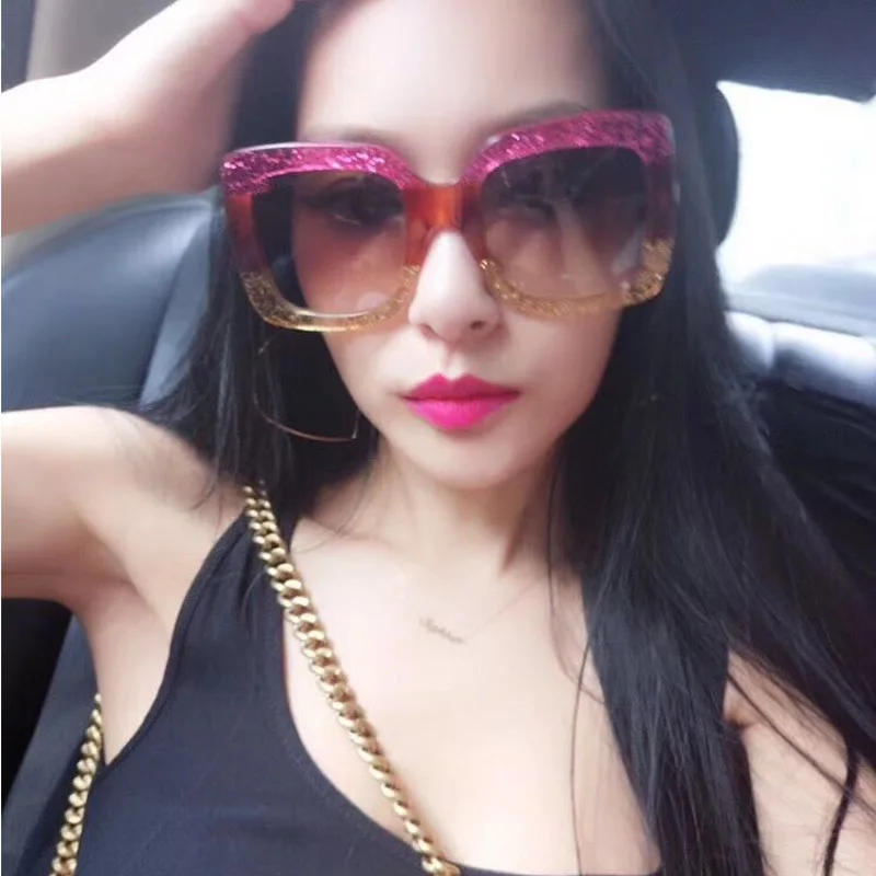 

Factory Wholesale Eyewear Fashion Brand Designer Sun glasses Big Square Oversized Shades Vintages sunglasses 2021