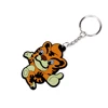 12 Chinese Zodiac Animals Tiger Creative 3d Keychains Floating Key Chain For Wholesale