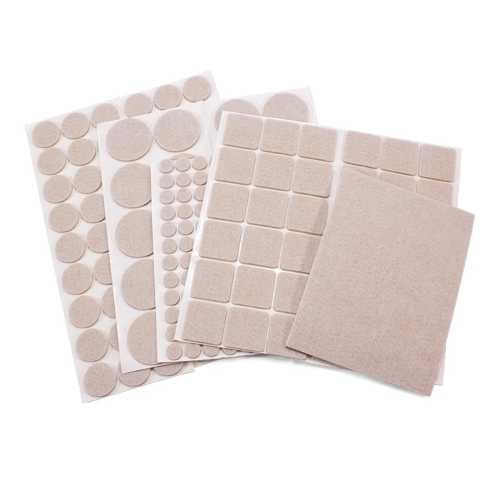 

Factory supply furniture Moving Kit no noise felt floor protector self adhesive felt furniture pads