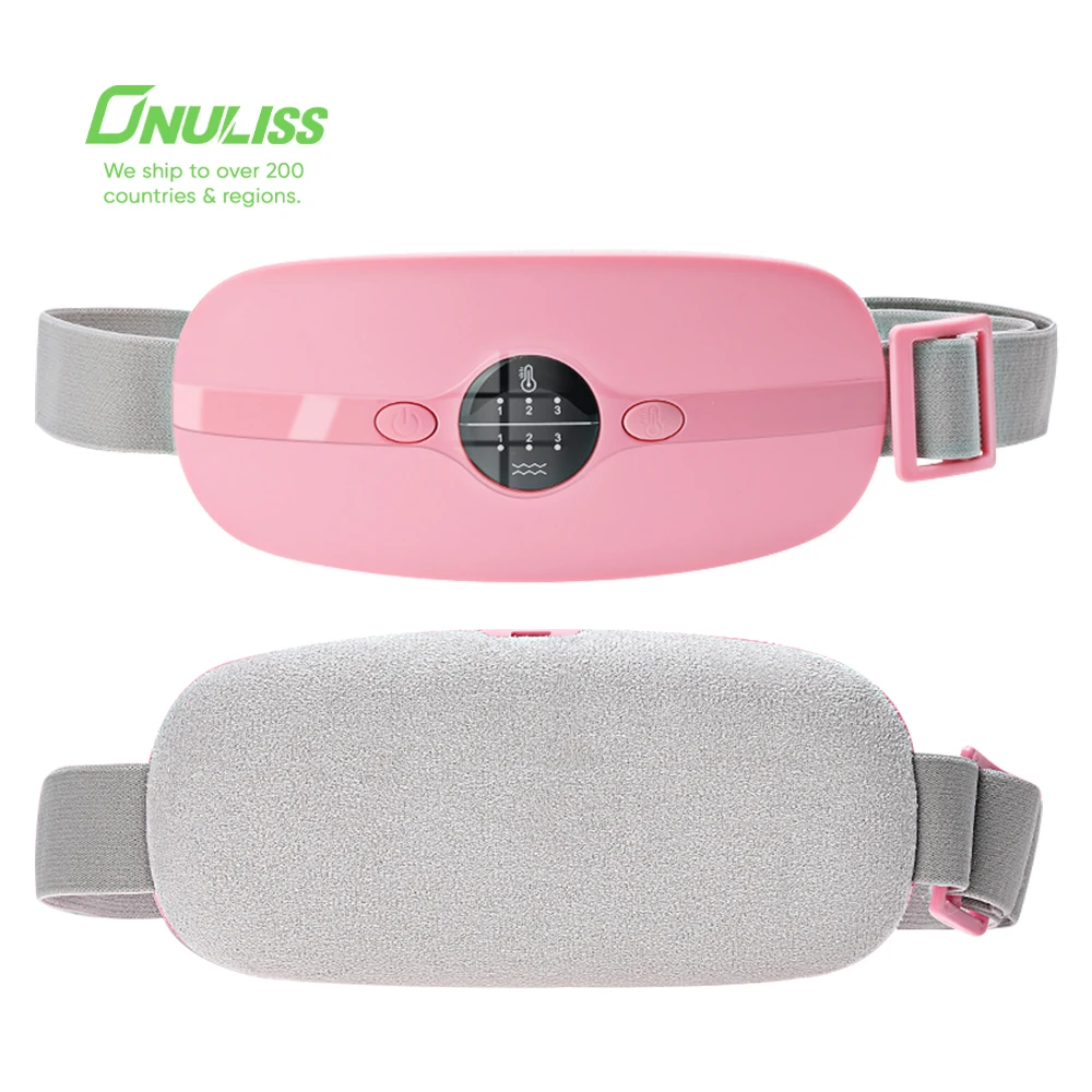 

Portable Electric Fast Heating Belly Wrap Belt Back Period Pain Relief Menstrual Heating Pad