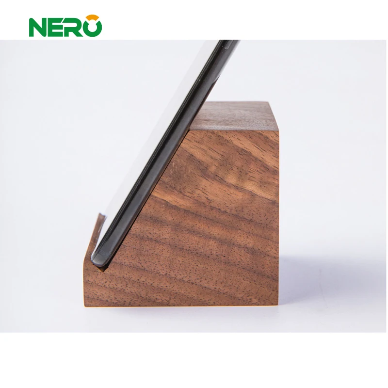 

phone holder Wooden base bracket mobile phone bracket accessories phone holder Desktop stand, Customized color