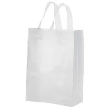 
shopping bag,soft loop handle plastic bag,biodegradable plastic bag 
